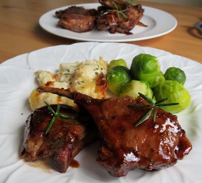 Honey Mustard & Balsamic Lamb Chops