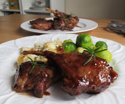 Honey Mustard & Balsamic Lamb Chops