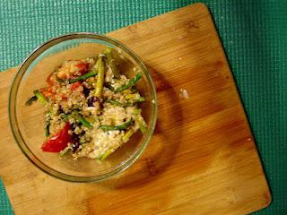 Roasted Asparagus, Tomato, and Quinoa Salad