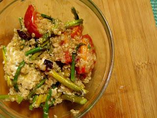 Roasted Asparagus, Tomato, and Quinoa Salad