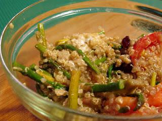 Roasted Asparagus, Tomato, and Quinoa Salad