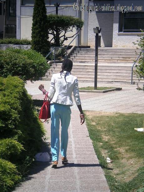 OOTD: BOLD PANT AND CORNROWS