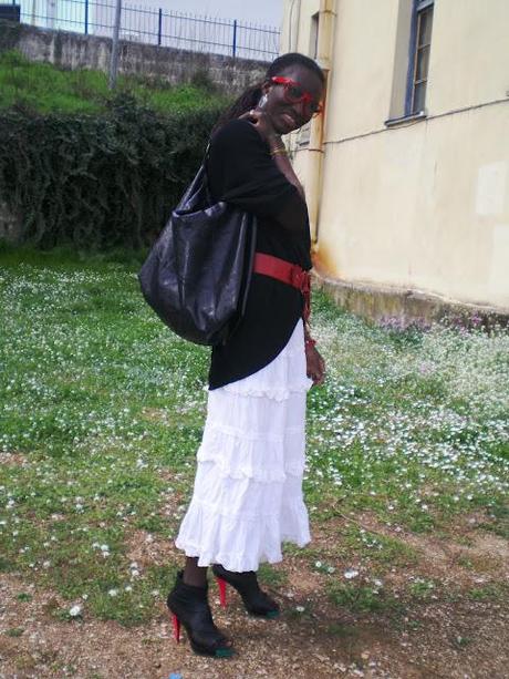 OOTD: Pink Heels and Reddish details