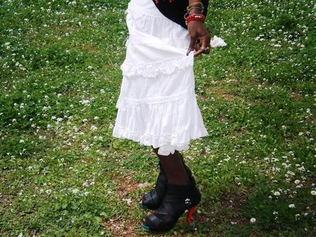 OOTD: Pink Heels and Reddish details