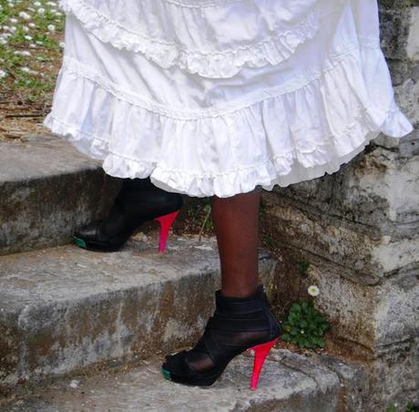 OOTD: Pink Heels and Reddish details