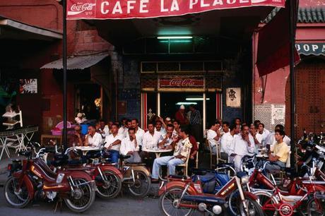 Cafe in Djemma el Fna square.