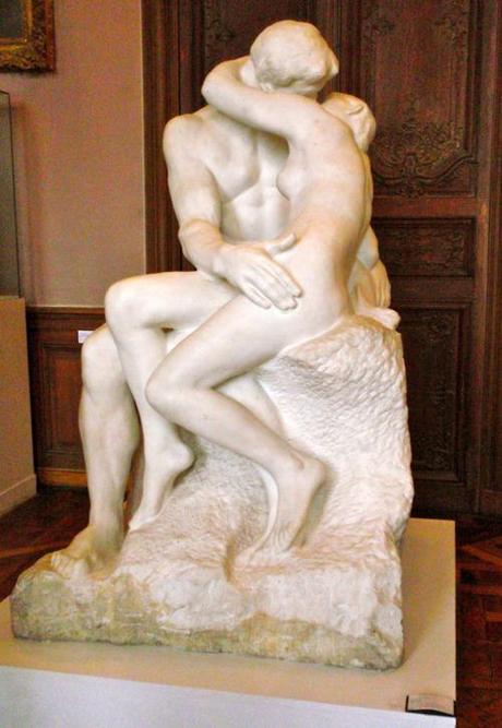 Rodin’s famous “Kiss” at the Rodin Museum in...