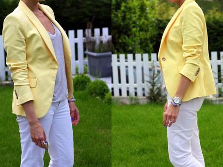 The yellow blazer