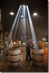 Barrel making at Demptos cooperage, Napa