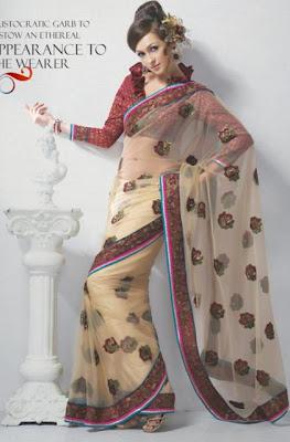 Latest Beautiful & Graceful Bridal Saree Collection 2012