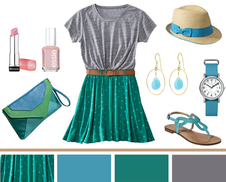 Blues + Greens (from Target)…