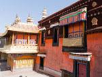 The exterior wall of Jokhang Temple