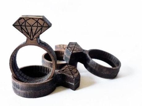 Wishlist: This Walnut “Diamond” Ring makes me want...