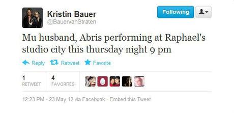 Abri van Straten to Perform at Raphael’s in Studio City Thursday May 24th!