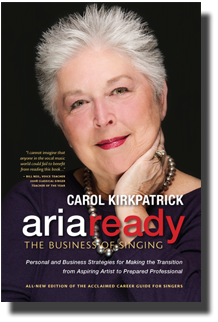 Opera singers, aria ready to go pro? You need this book!
