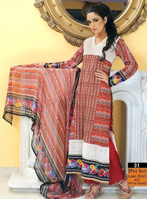 Warda Designer Mid Summer Collection 2012