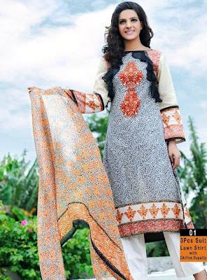 Warda Designer Mid Summer Collection 2012