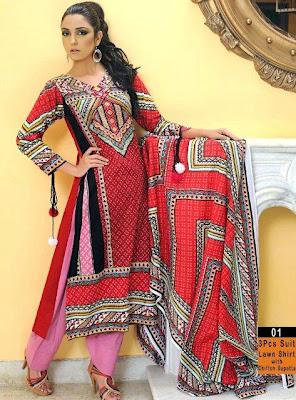 Warda Designer Mid Summer Collection 2012