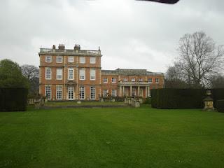 Newby Hall with a touch of red.