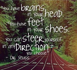 You can steer yourself in any direction you choose...