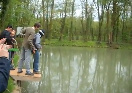 Stag do bungee jump prank