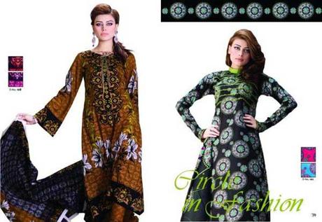 Lawn Sapna Sitara Collection 2012 2nd Edition a Piquant Look