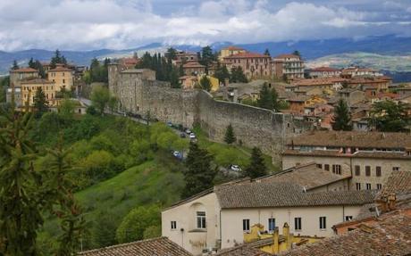 perugia umbria city wall