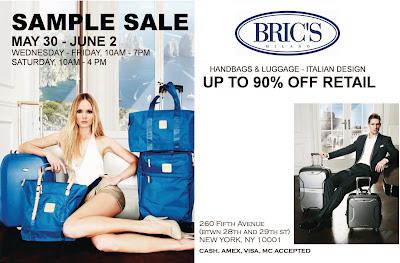 Shopping NYC | Bric's Sample Sale
