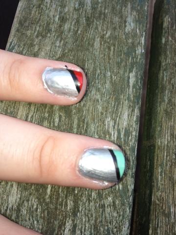 Nail of the day: Retro nails