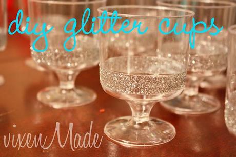 DIY Glitter Cups