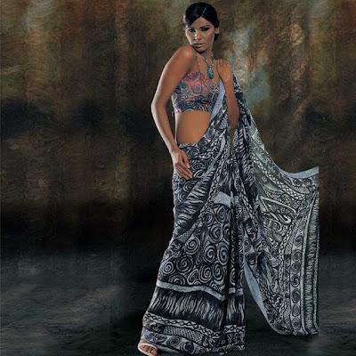 Traditional Historical Mughal Art Printed Sarees by Resham Ghar