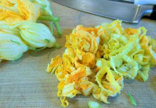 Mexican Squash Blossom Sopa