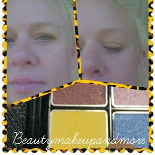 Sunshine inspired eye look plus face of the day