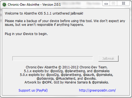 Jailbreak iOS 5.1.1 Untethered With Absinthe 2.0