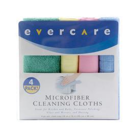 Evercare Pastel Microfiber Cleaning Cloths 4-pk.