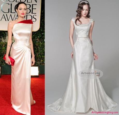 Angelina Jolie Wedding Dress