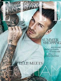 First Look: David Beckham Covers July 2012 ELLE UK