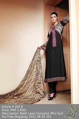 Bazzaaz Batik Lawn Exclusive Prints 2012 For Summer