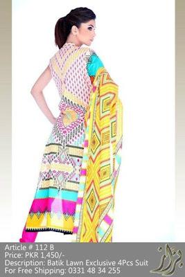 Bazzaaz Batik Lawn Exclusive Prints 2012 For Summer