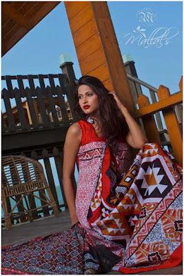 Mallal’s Designer Lawn Summer Collection 2012 by Aamir Mallal & Rahil