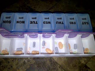 Filling this medication box is one of my top ten least fa...