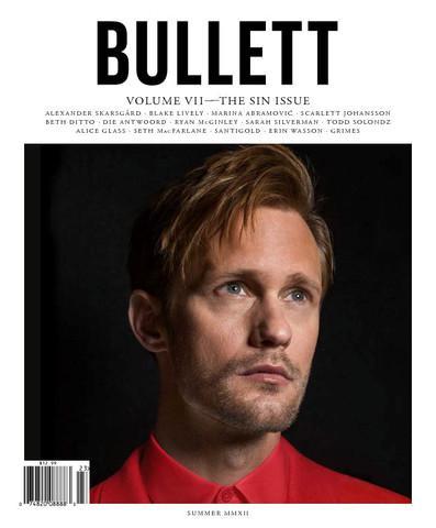 Alexander Skarsgård cuddles with lamb in Bullett Magazine photoshoot
