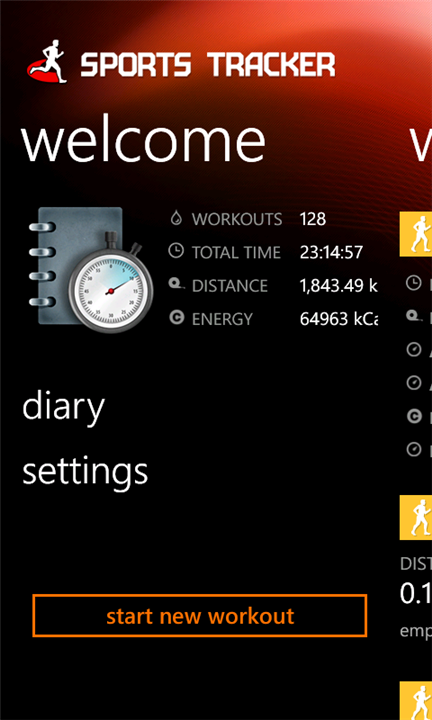 Sports Tracker for Nokia Lumia 800 and 710