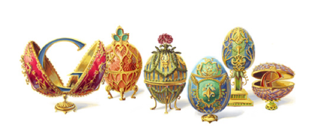 Google Doodle Fabergé eggs
