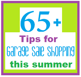 65+ Garage Sale Tips