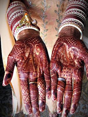 New Trends in Bridal Mehndi Designs 2012