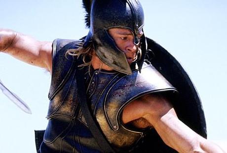 Brad Pitt as Achilles in the film Troy