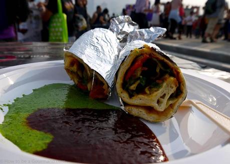 Gaylord provides delicious wraps at the Hong Kong Wine & Dine Festival