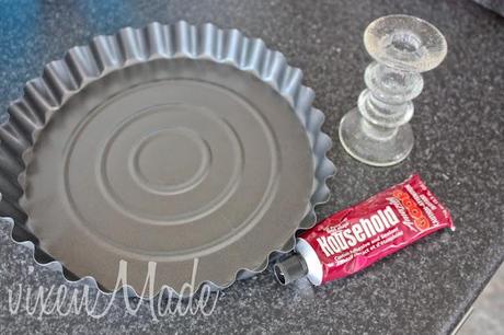 DIY Fluted Cake Plate