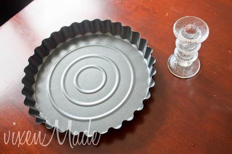 DIY Fluted Cake Plate